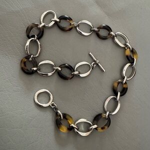 Lauren Ralph Lauren tortoise & silver necklace